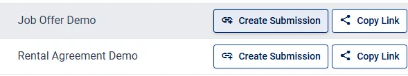 Create Submission Button