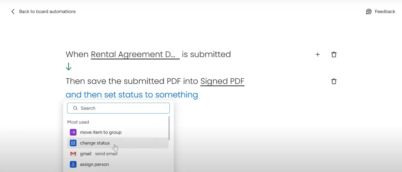 Adding an additional step to the automation, like sending an email